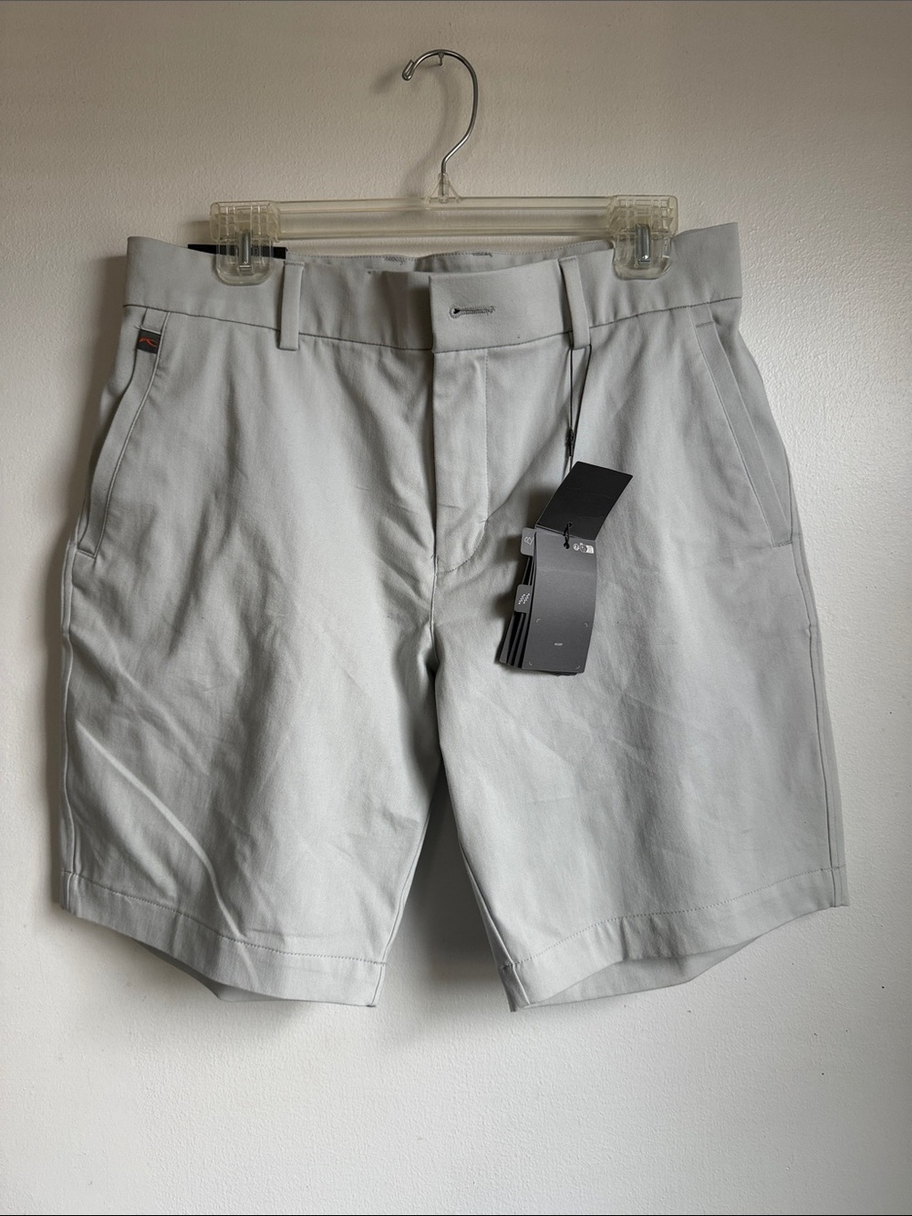 NWT KJUS Men’s Classic Soft Cotton Golf Shorts Alloy Gray Size 33 Stretch